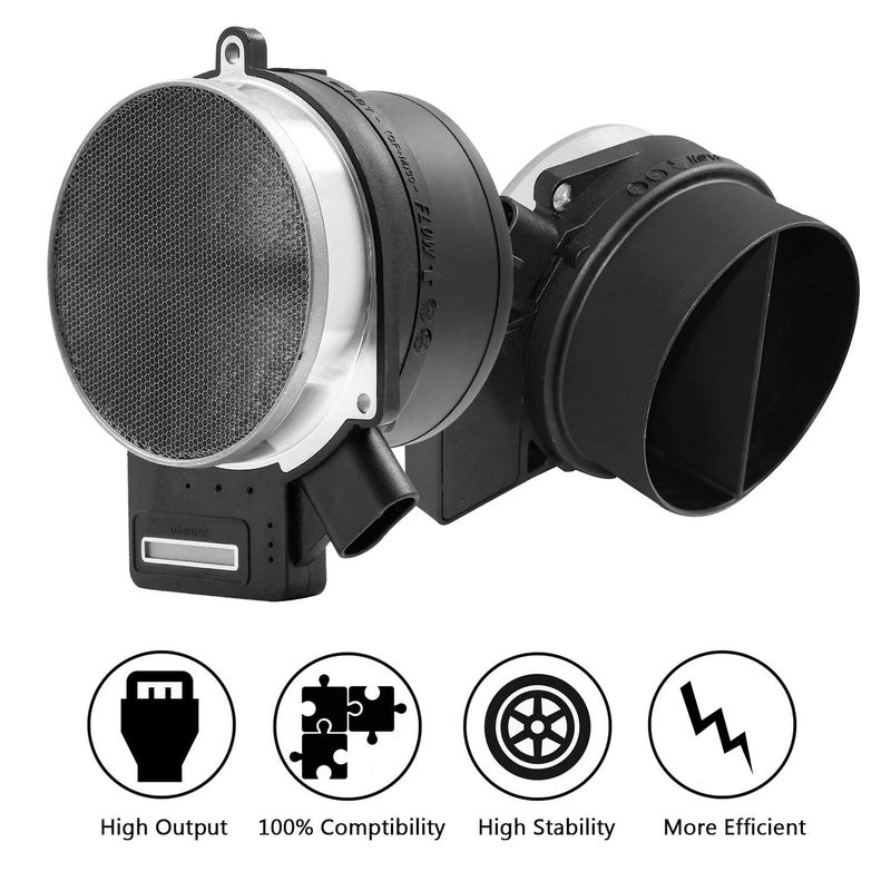 Partschoice Mass Air Flow Sensor Meter Compatible with Escalade, ESV, 5.3L, 6.0L, 4.8, Chevy Silverado Suburban Escalade Tahoe Yukon GMC Sierra MAF Sensor 99-18, Replace 25318411 25168491 AF10043 (5 Prong) - Image 2